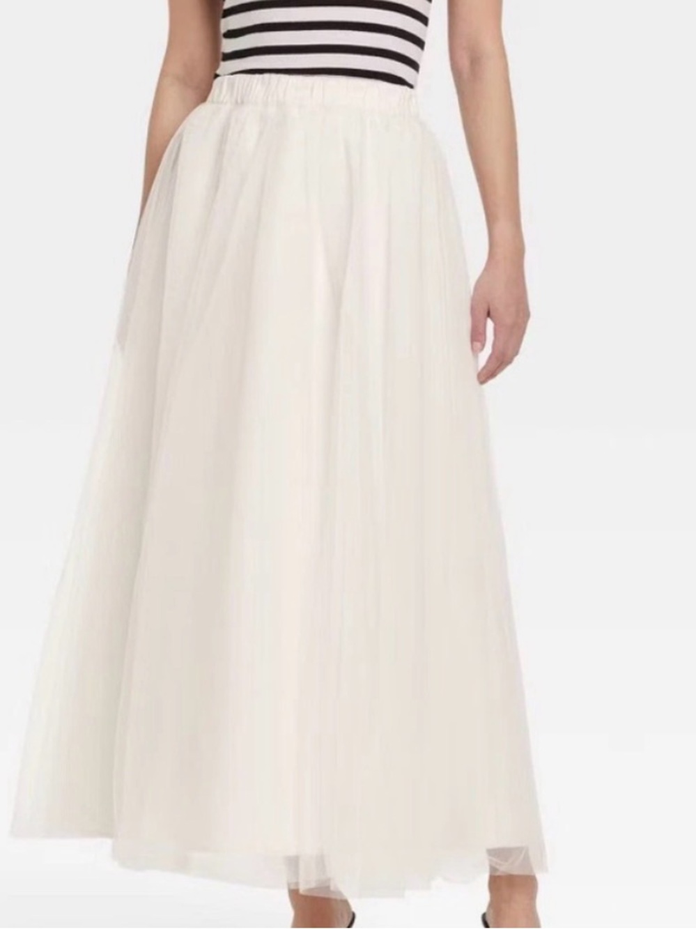a new day Tulle Midi Skirt